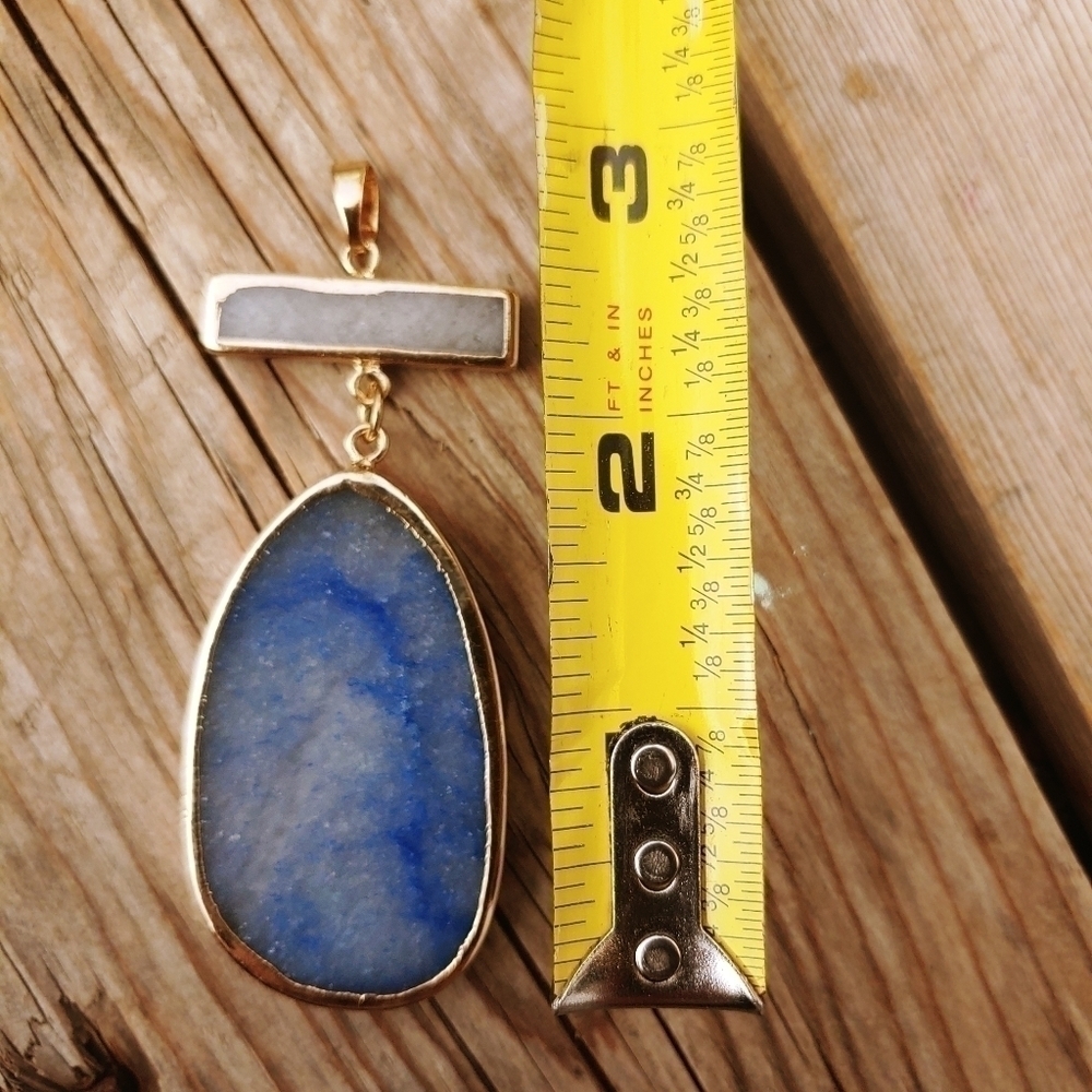 Blue Pentant Stone Pendant